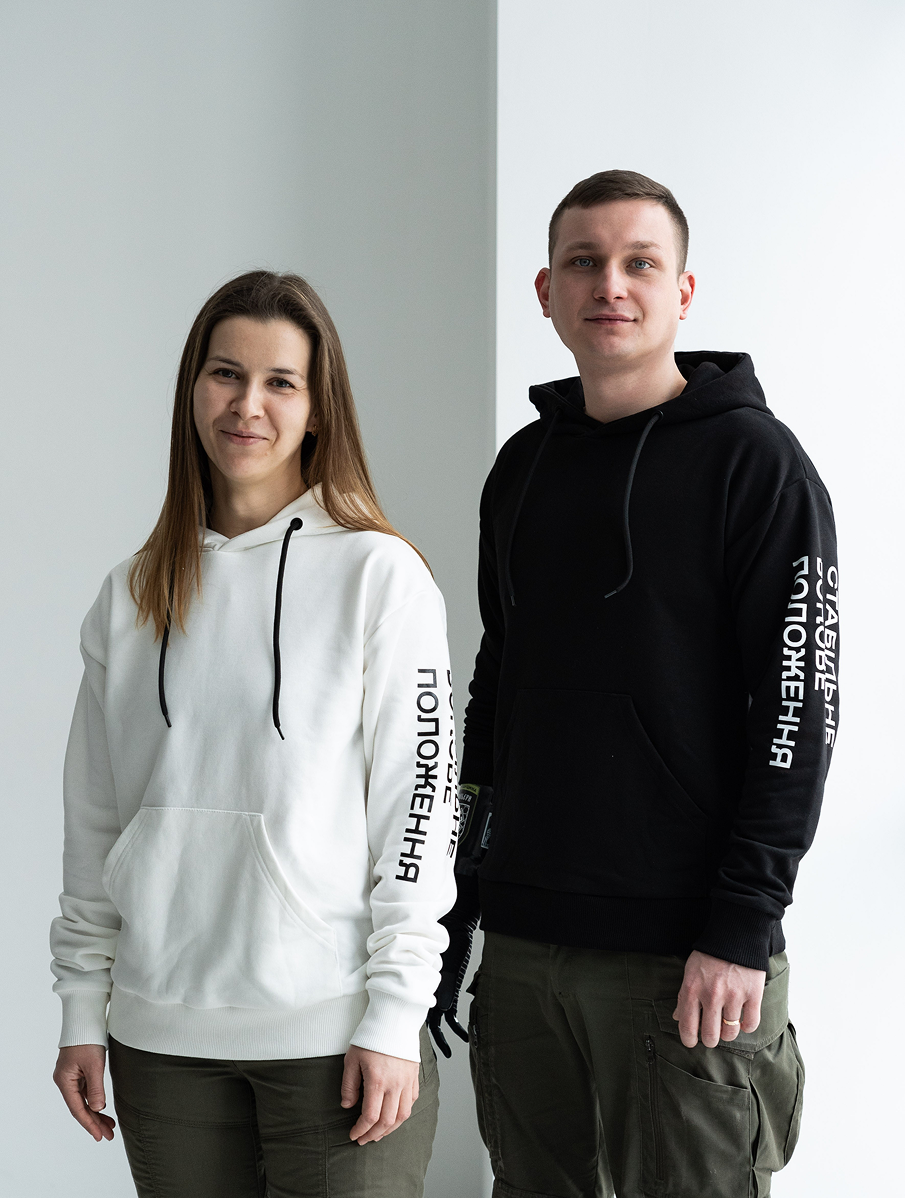 Біле худі "Hospitallers brand"
